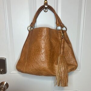 GILI Got To Love it Ostrich Embossed, Large Hobo Bag